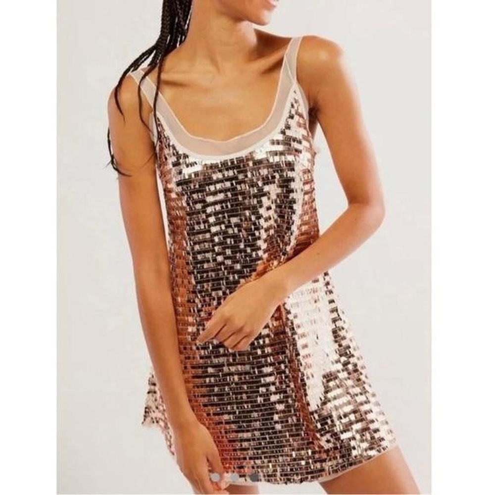 Free people Discover fever champagne dress